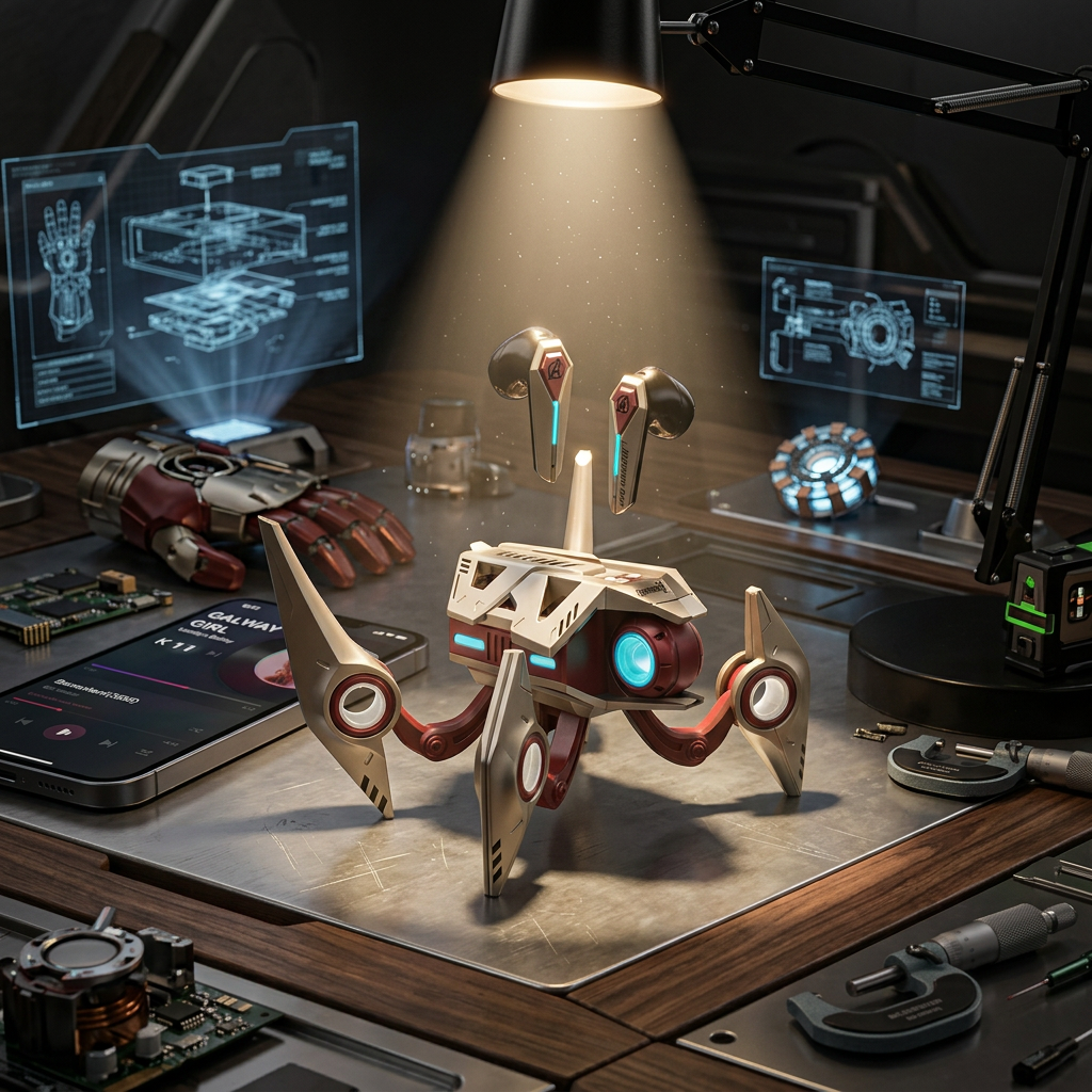 Stark Tech Iron Man Wireless Earphones