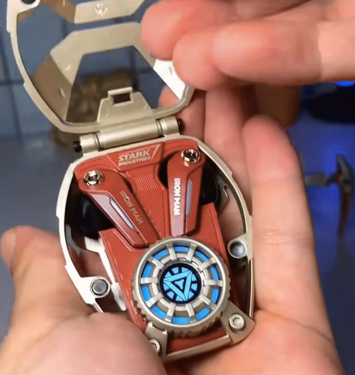 Stark Tech Arc Reactor Wireless Earbuds